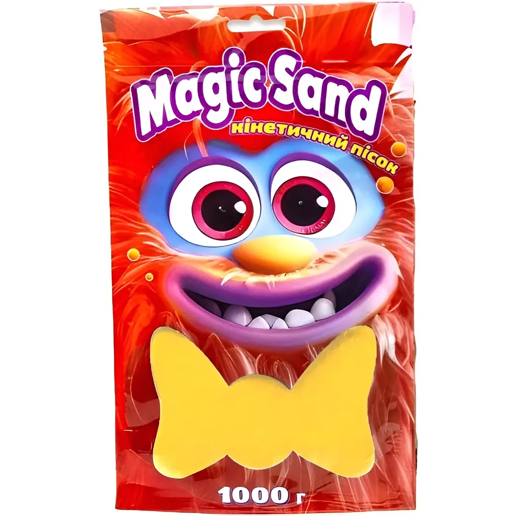 Кинетический песок Magic sand в пакете, желтый, 1 кг, 39404-5