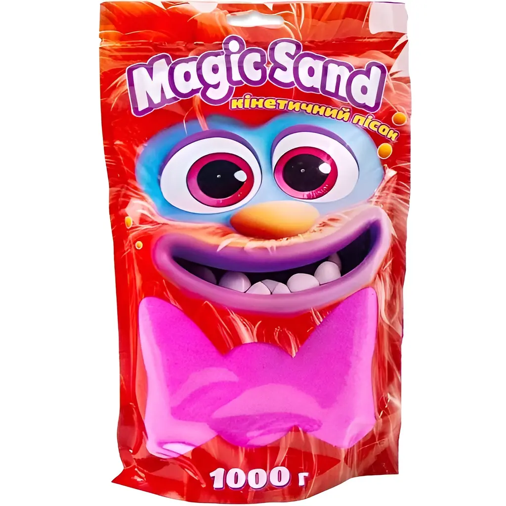 Кинетический песок Magic sand в пакете, фиолетовый, 1 кг, 39404-4