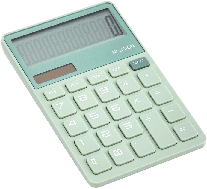 Калькулятор бухг. зелений, ENS042, Deli, 86642