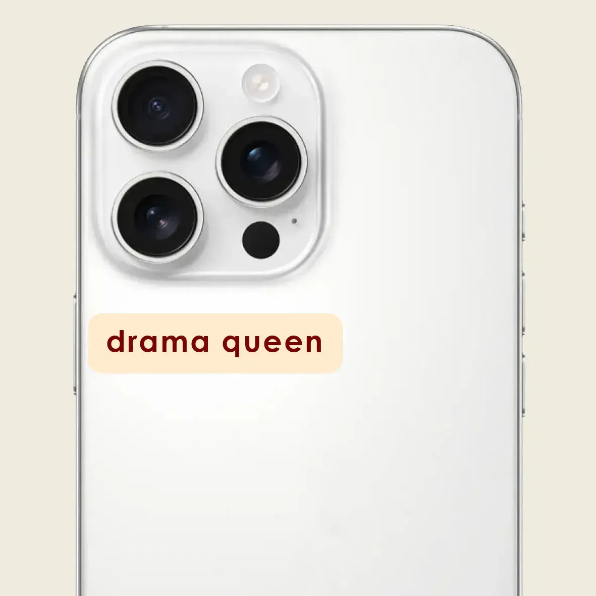 Стікер 3D "drama queen" Cobart