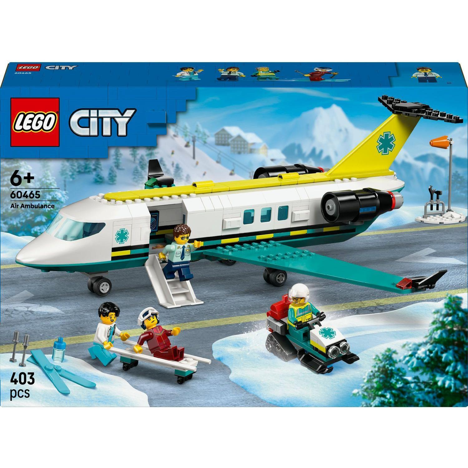 Конструктор Lego City "Літак швидкої медичної допомоги", 60465