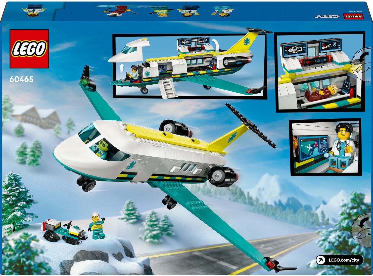 Конструктор Lego City "Літак швидкої медичної допомоги", 60465 13