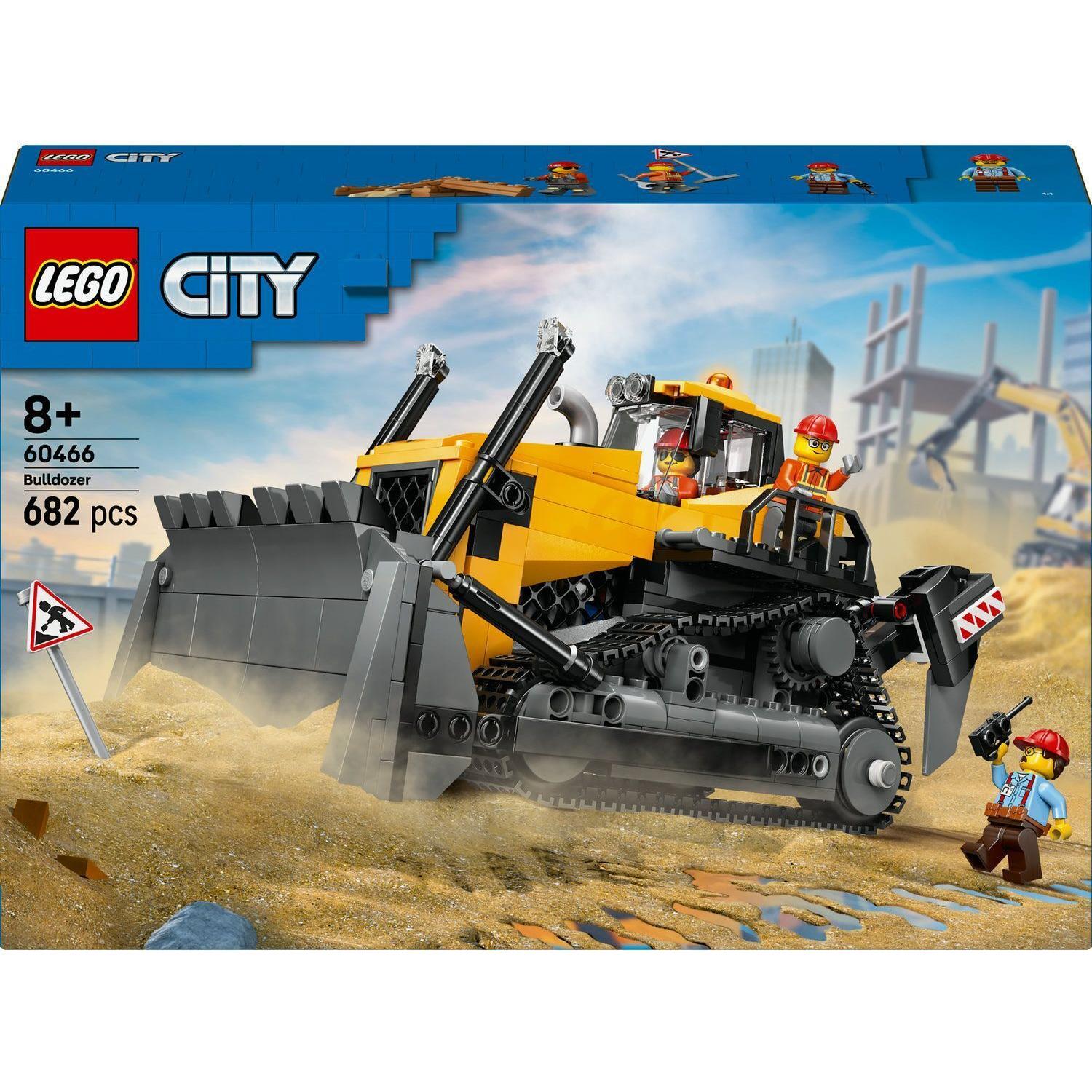 Конструктор Lego City "Жовтий бульдозер", 60466