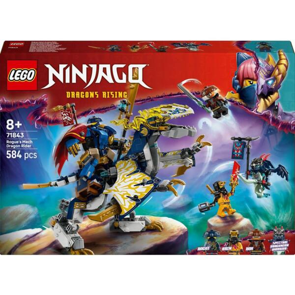 Конструктор Lego Ninjago "Розбійник: Робот-вершник на драконі", 71843