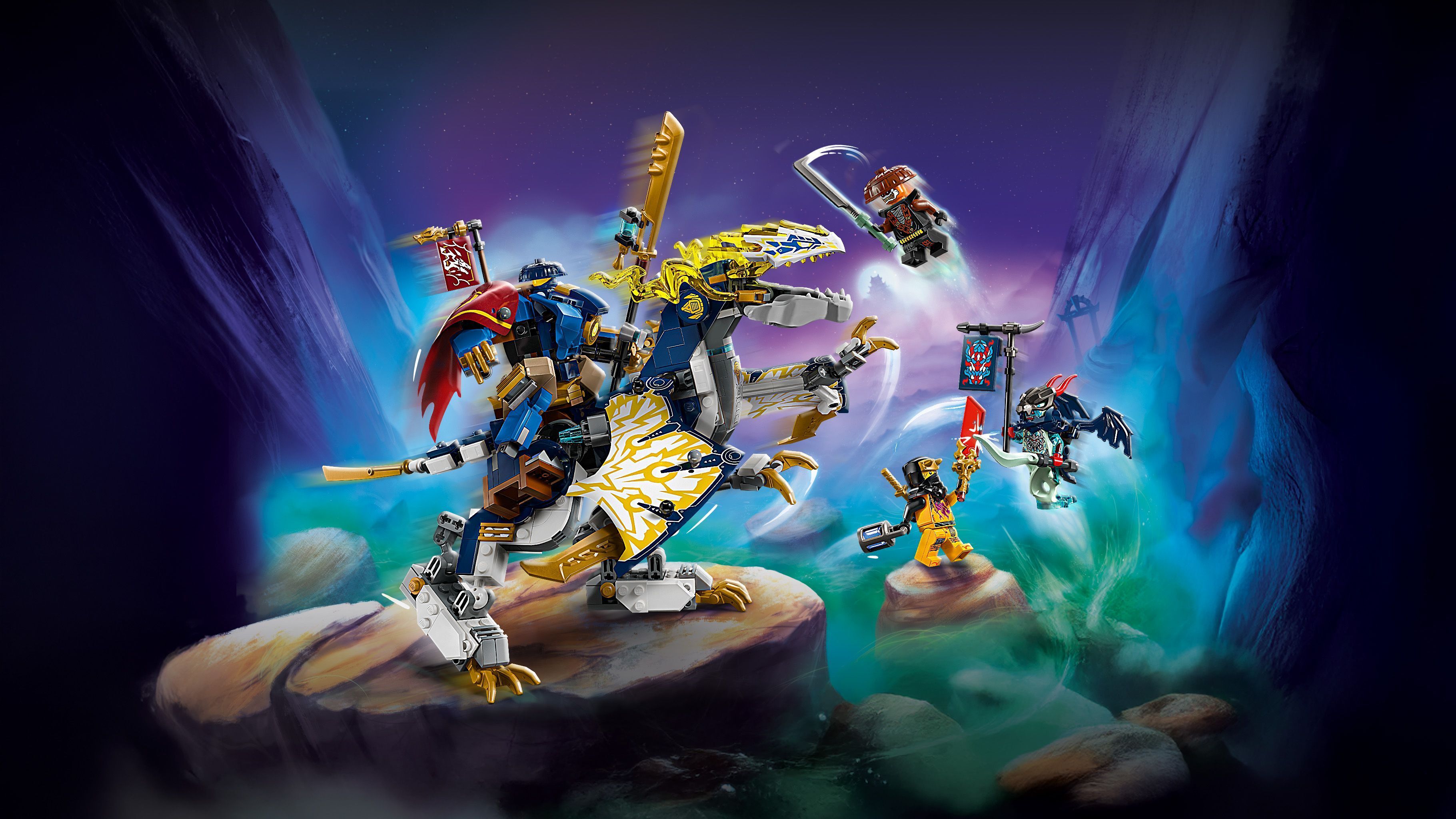 Конструктор Lego Ninjago "Розбійник: Робот-вершник на драконі", 71843 9