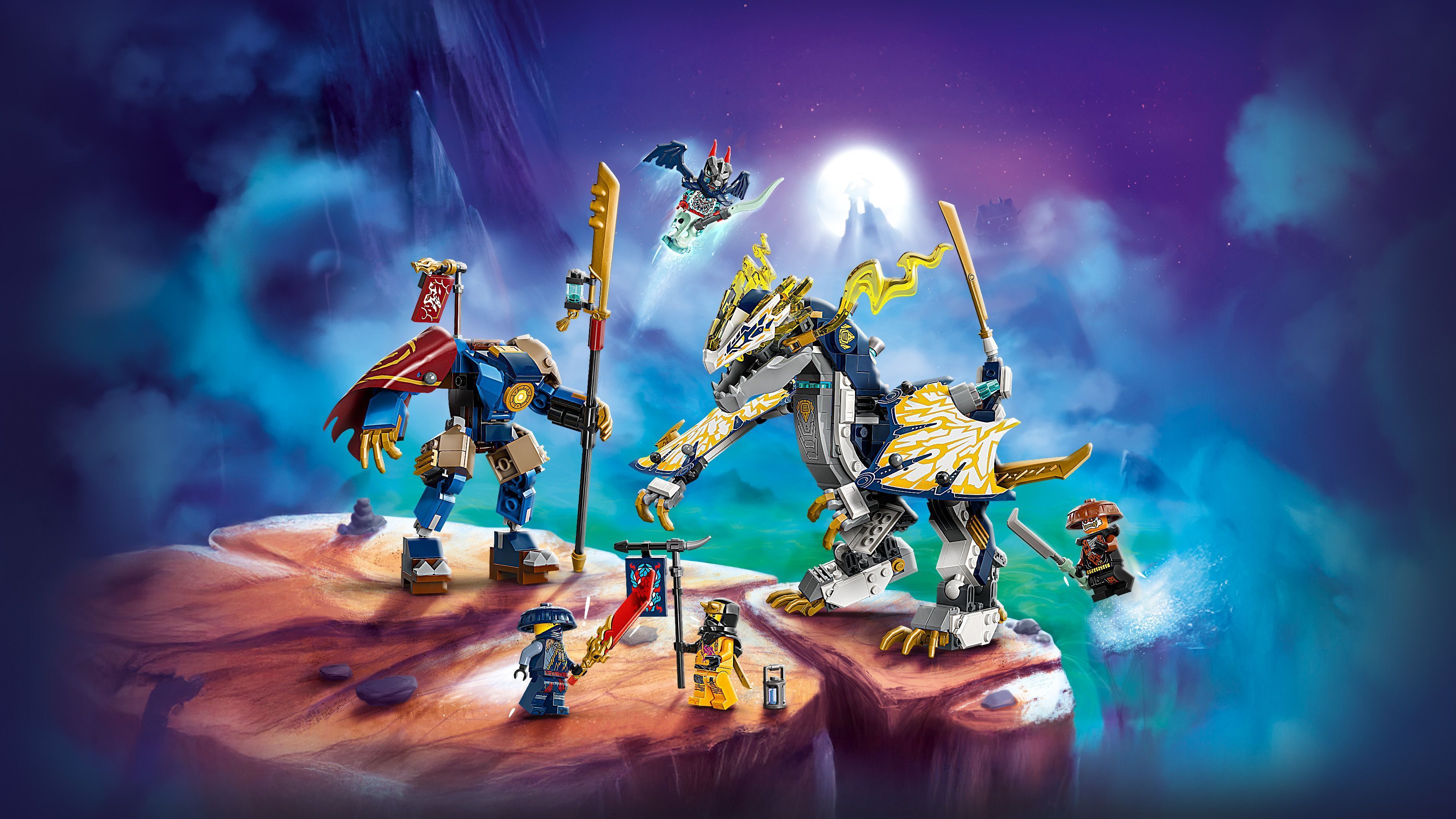 Конструктор Lego Ninjago "Розбійник: Робот-вершник на драконі", 71843 10