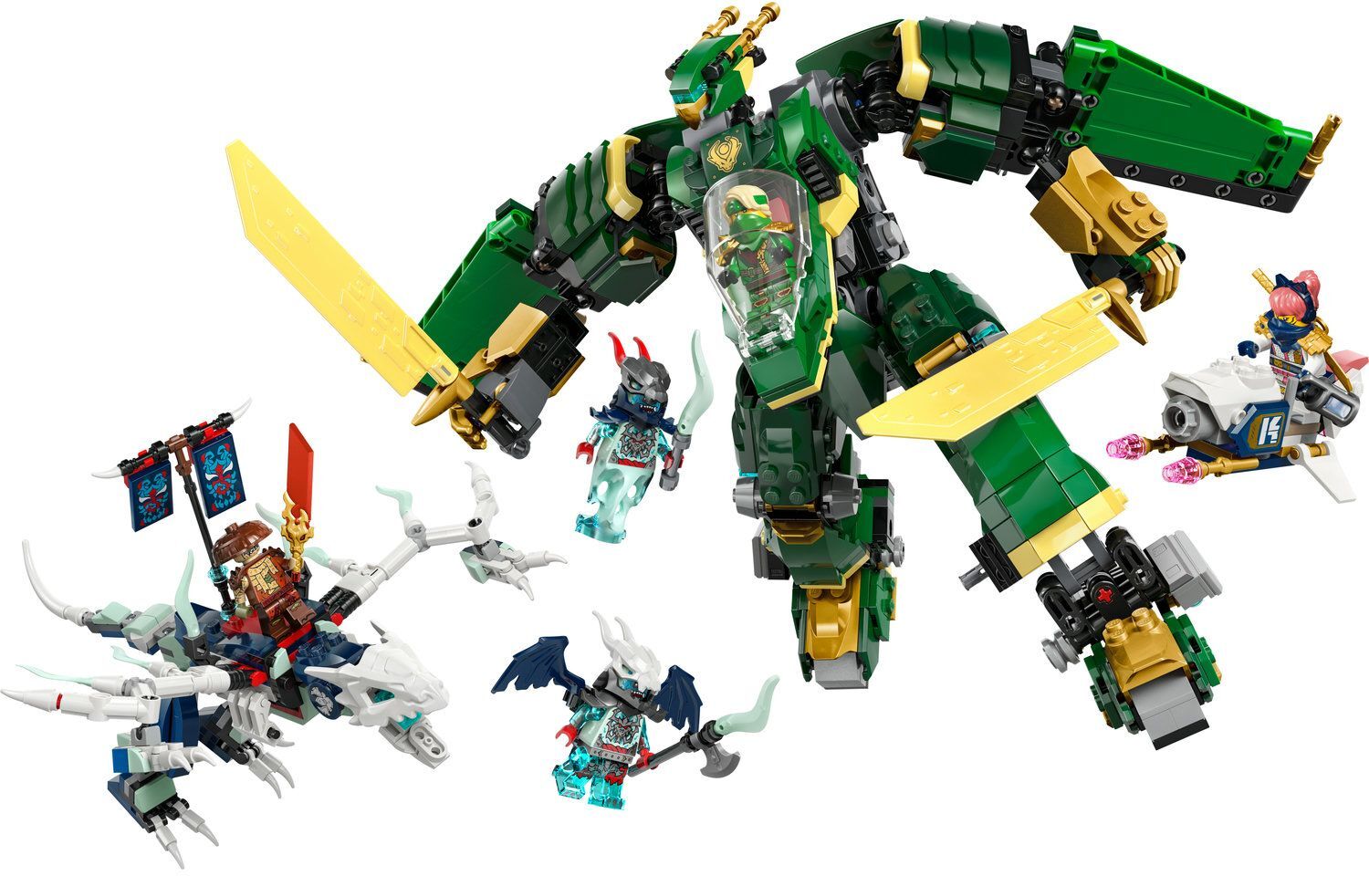 Конструктор Lego Ninjago "Реактивний робот Ллойда", 71845 2