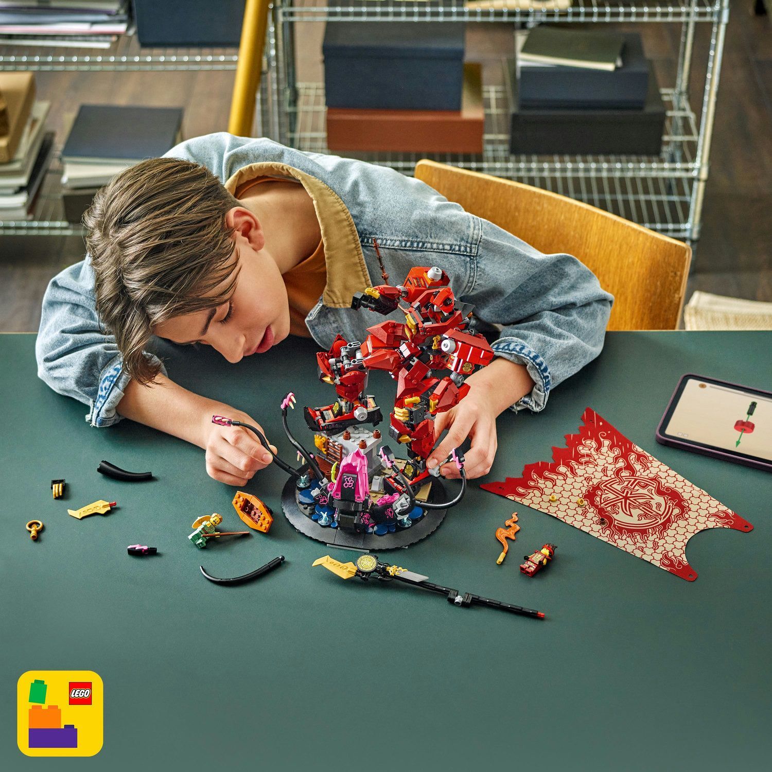 Конструктор Lego Ninjago "Робот Вогняного Лицаря", 71846 10