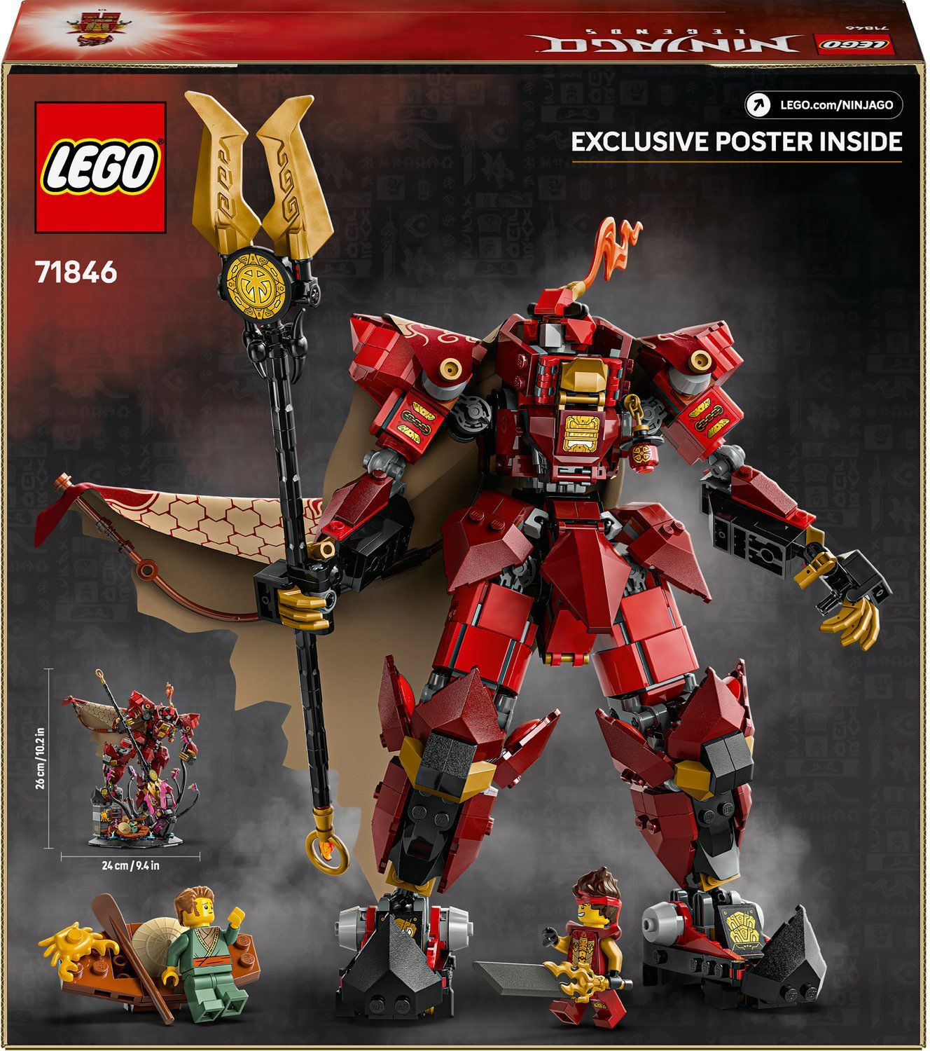 Конструктор Lego Ninjago "Робот Вогняного Лицаря", 71846 11