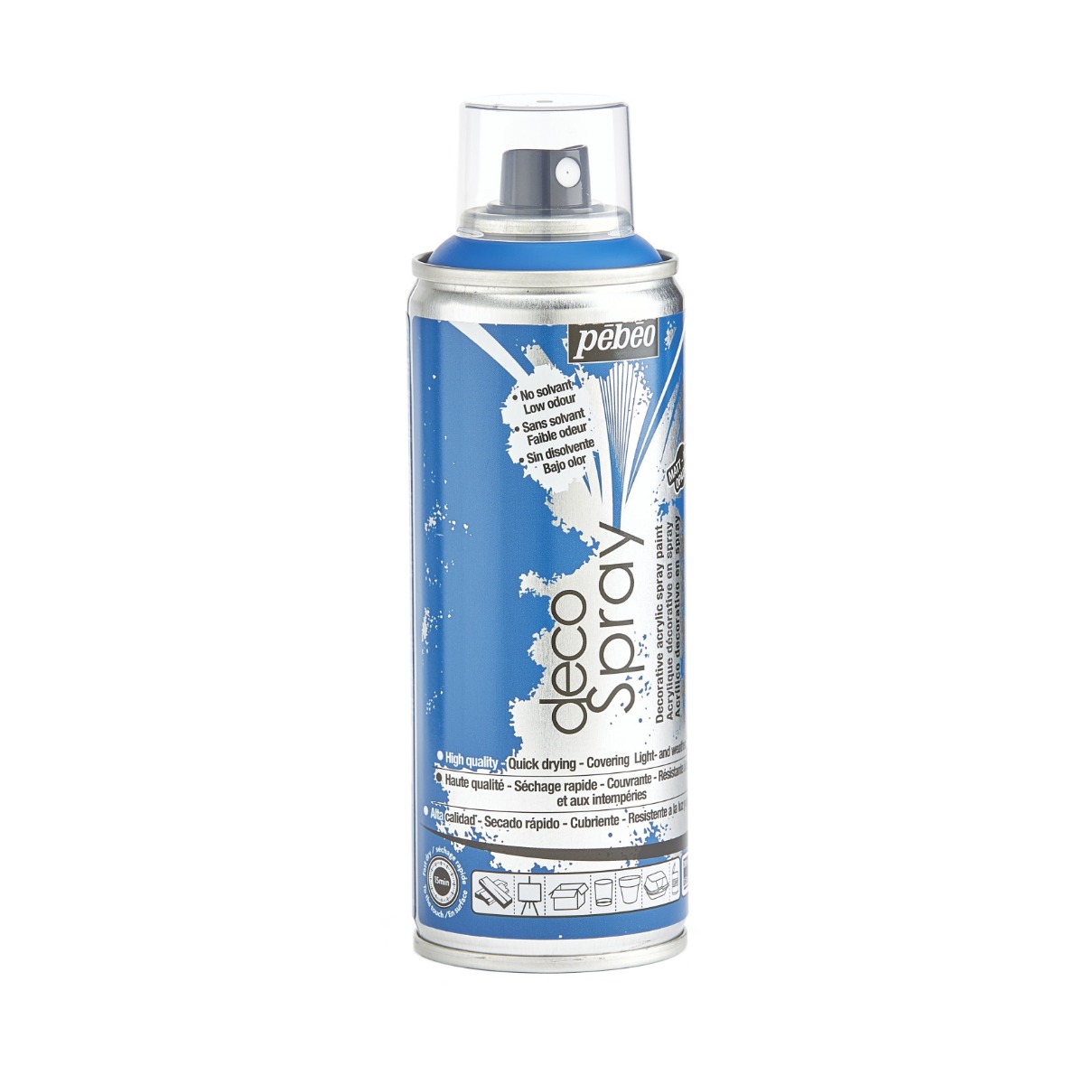 Краска-спрей акриловая DecoSpray 200 мл, синий, 817 ТМ "Pebeo" 4