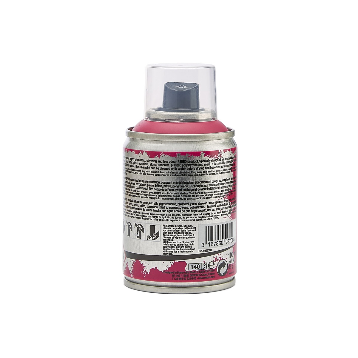 Краска-спрей акриловая DecoSpray 100 мл, пурпурный, 708 ТМ "Pebeo" 2