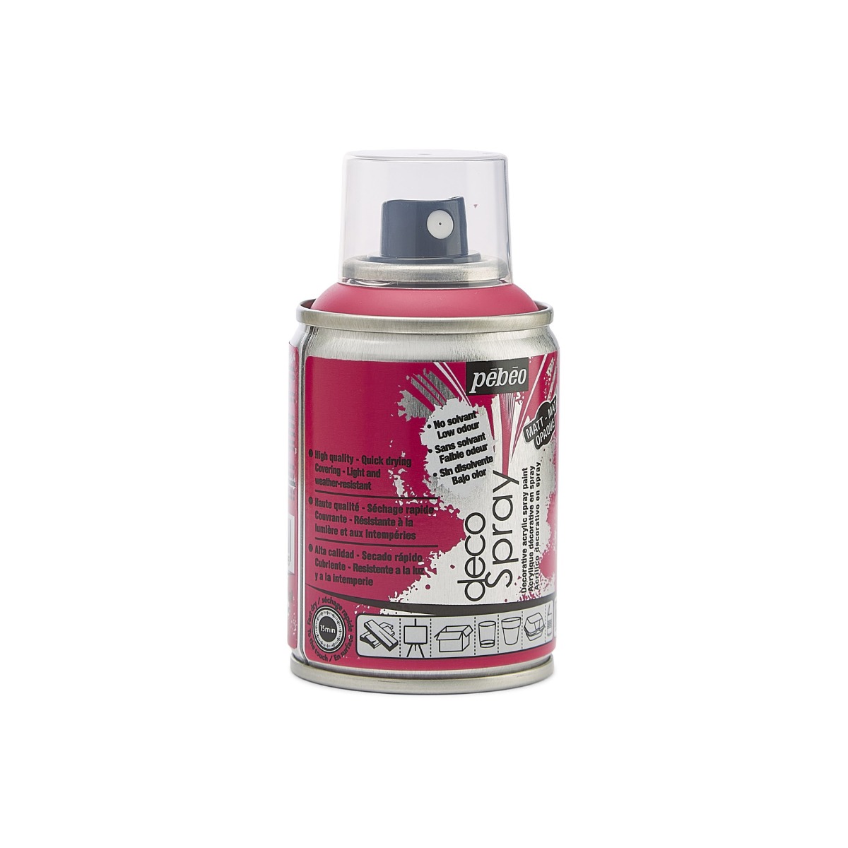 Краска-спрей акриловая DecoSpray 100 мл, пурпурный, 708 ТМ "Pebeo" 4