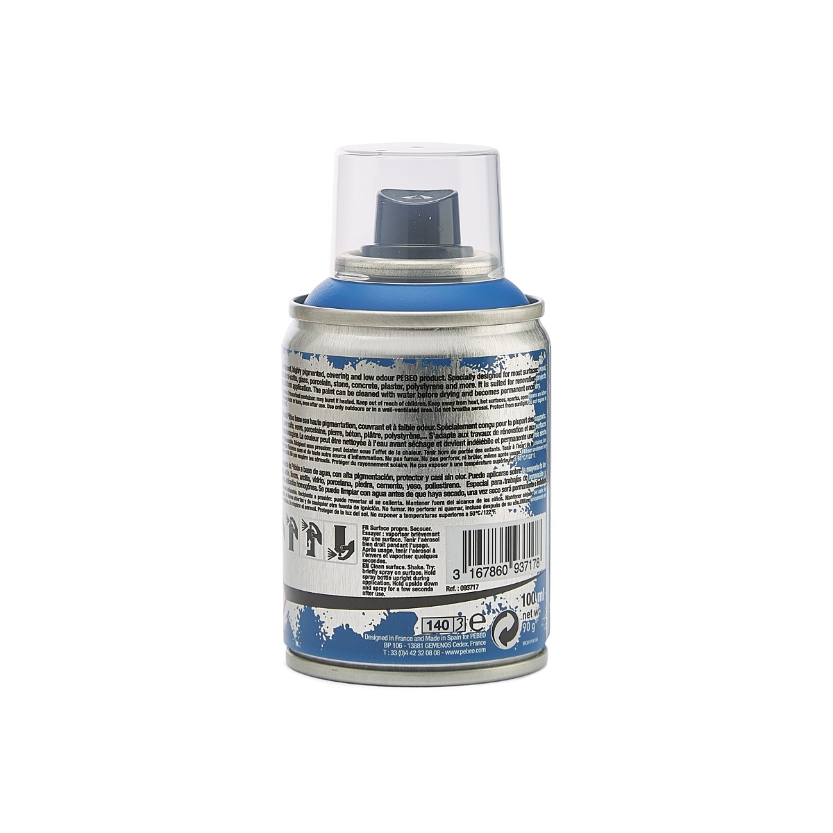 Краска-спрей акриловая DecoSpray 100 мл, синий, 717 ТМ "Pebeo" 2