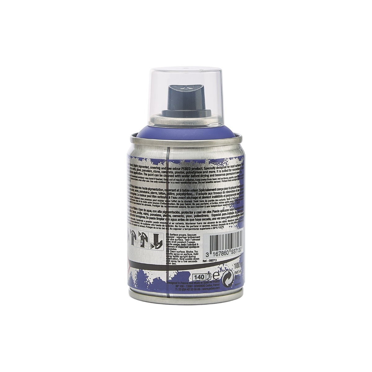 Краска-спрей акриловая DecoSpray 100 мл, фиолетовый, 713 ТМ "Pebeo" 2
