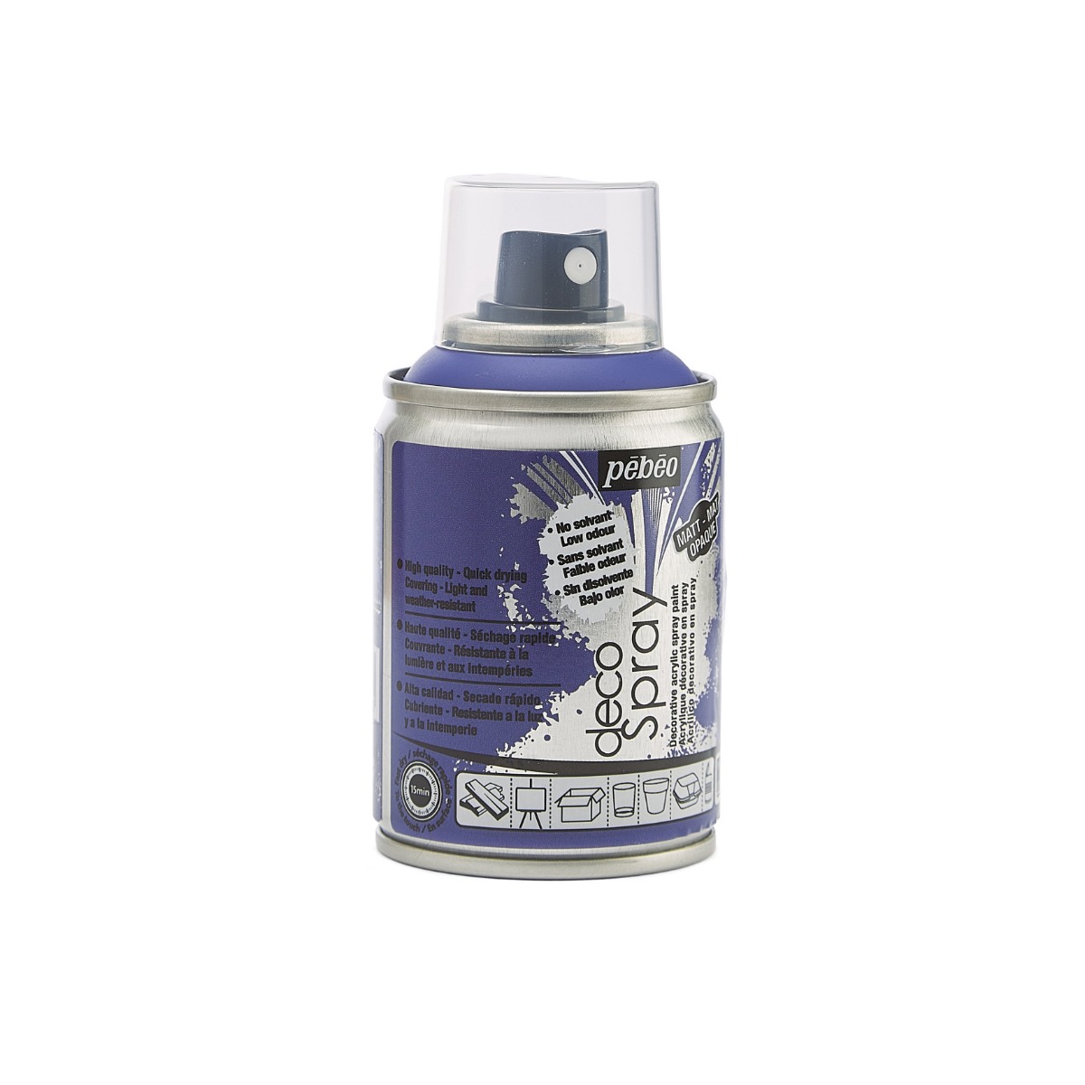 Краска-спрей акриловая DecoSpray 100 мл, фиолетовый, 713 ТМ "Pebeo" 4