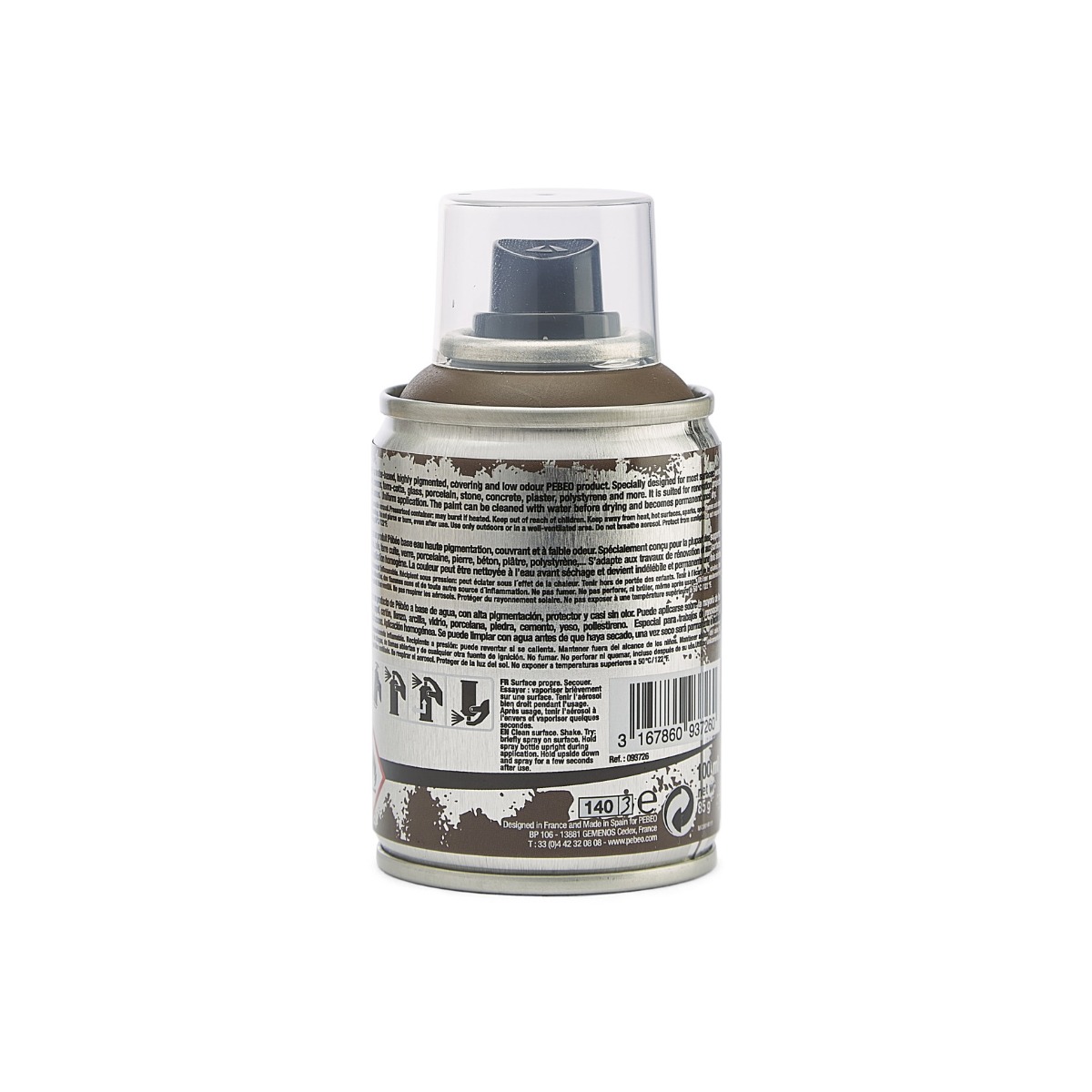 Фарба-спрей акрилова DecoSpray 100 мл, шоколад, 726 ТМ "Pebeo" 2