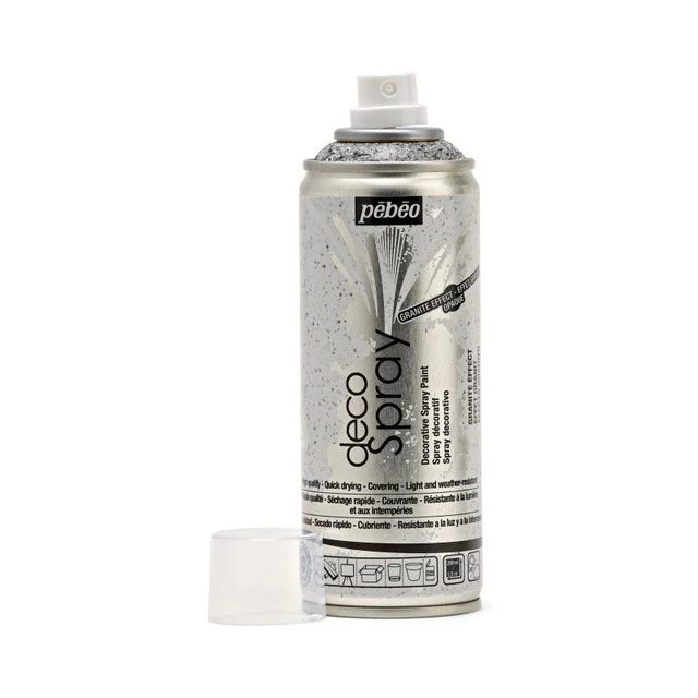 Фарба-спрей акрилова DecoSpray 200 мл, ефект "каменю", 094002 ТМ "Pebeo" Фарба-спрей акрилова DecoSpray 200 мл, ефект "каменю", 094002 ТМ "Pebeo"