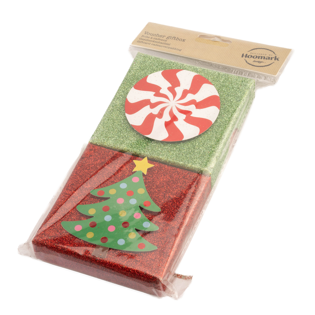 Набор подарочных коробок "Home for Christmas" с глот. и ваучером внутри (2 шт.), GB-06199 1