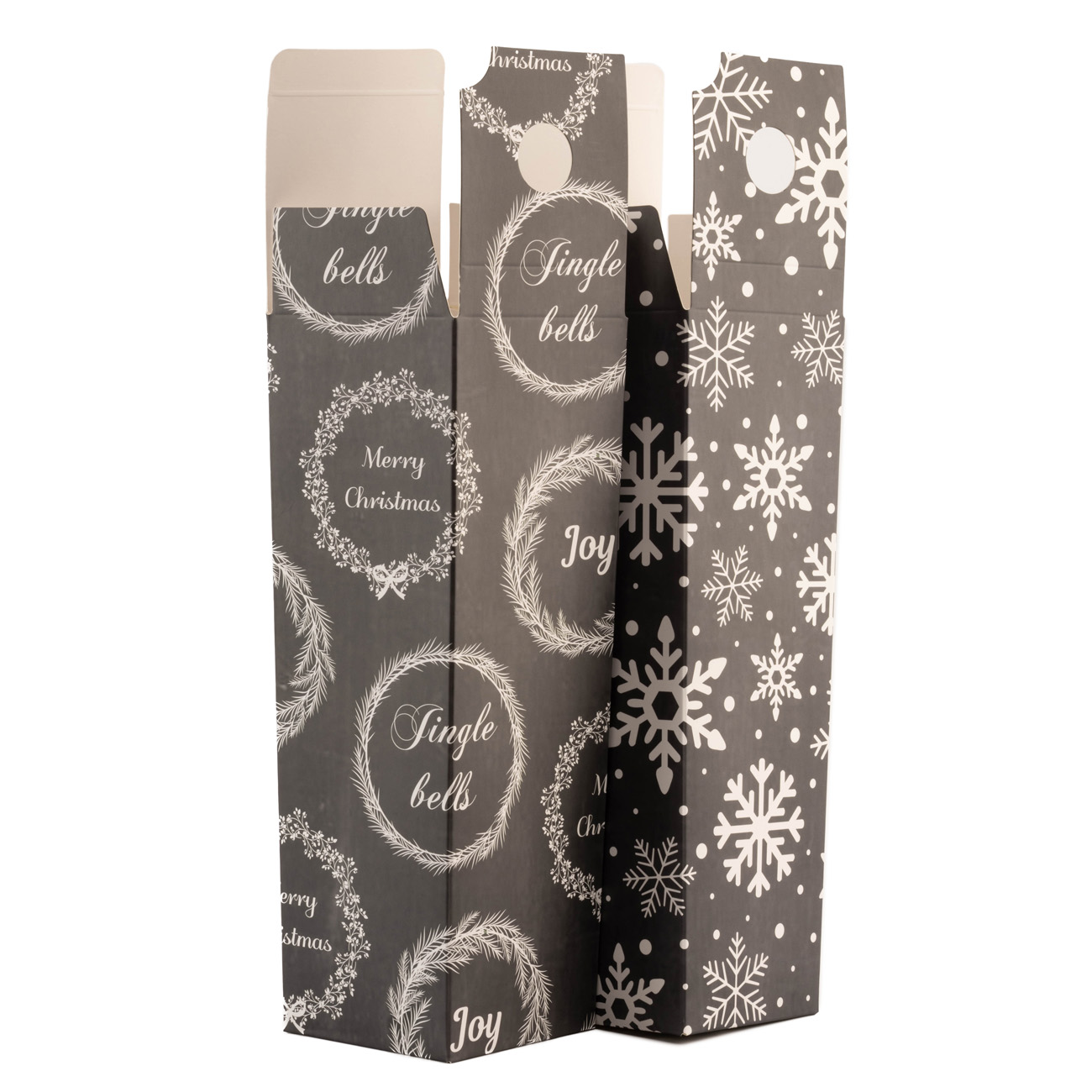 Набір подарункових коробок для вина "It`s the Season - Nature Joy" 10*10*32 см (2 шт.), GB-06124