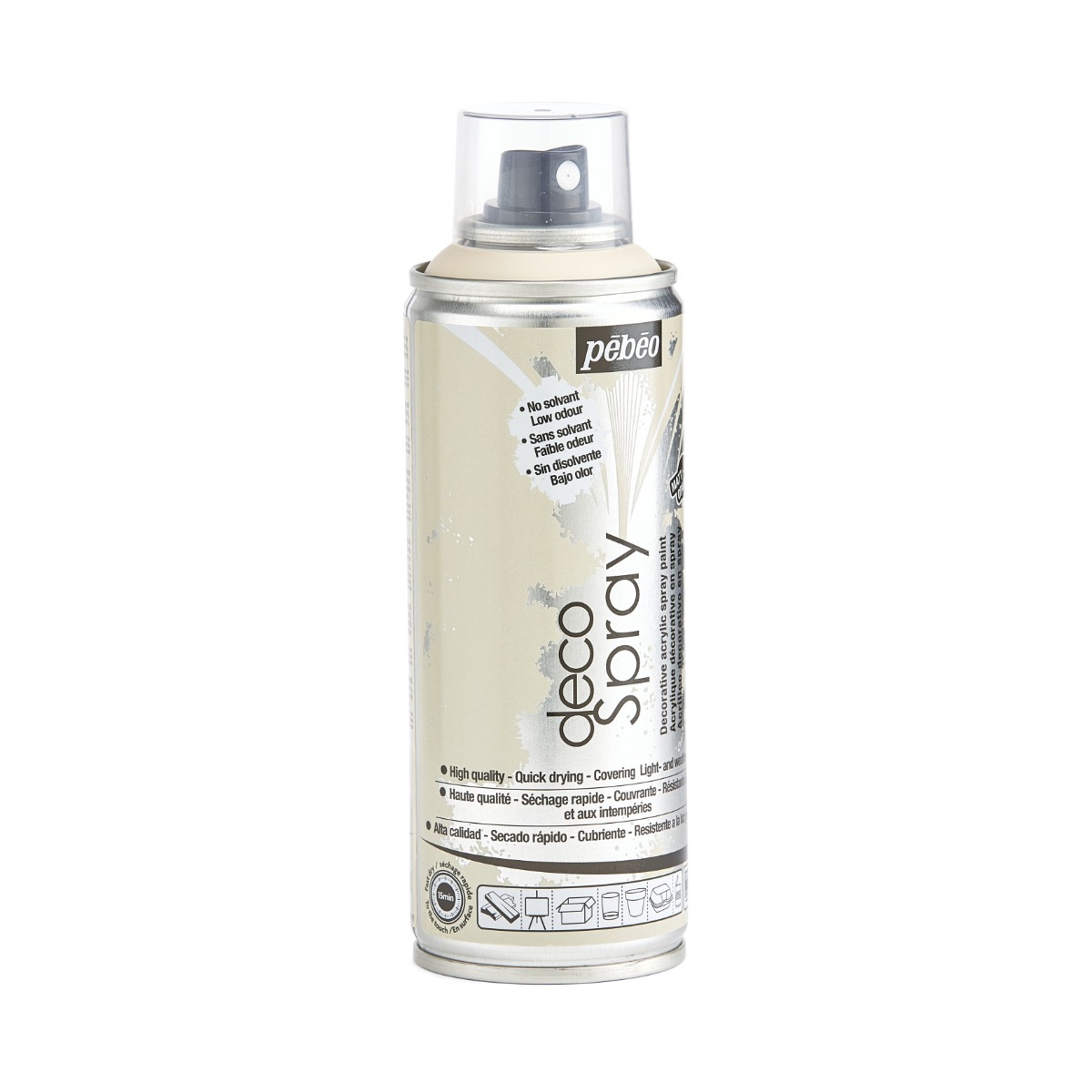 Фарба-спрей акрилова DecoSpray 200 мл, тілесний, 802 ТМ "Pebeo" 4
