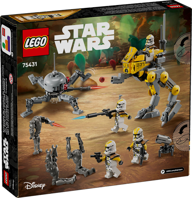 Конструктор Lego Star Wars "Бойовий загін бійців-клонів 327-го галактичного корпусу", 75431 9