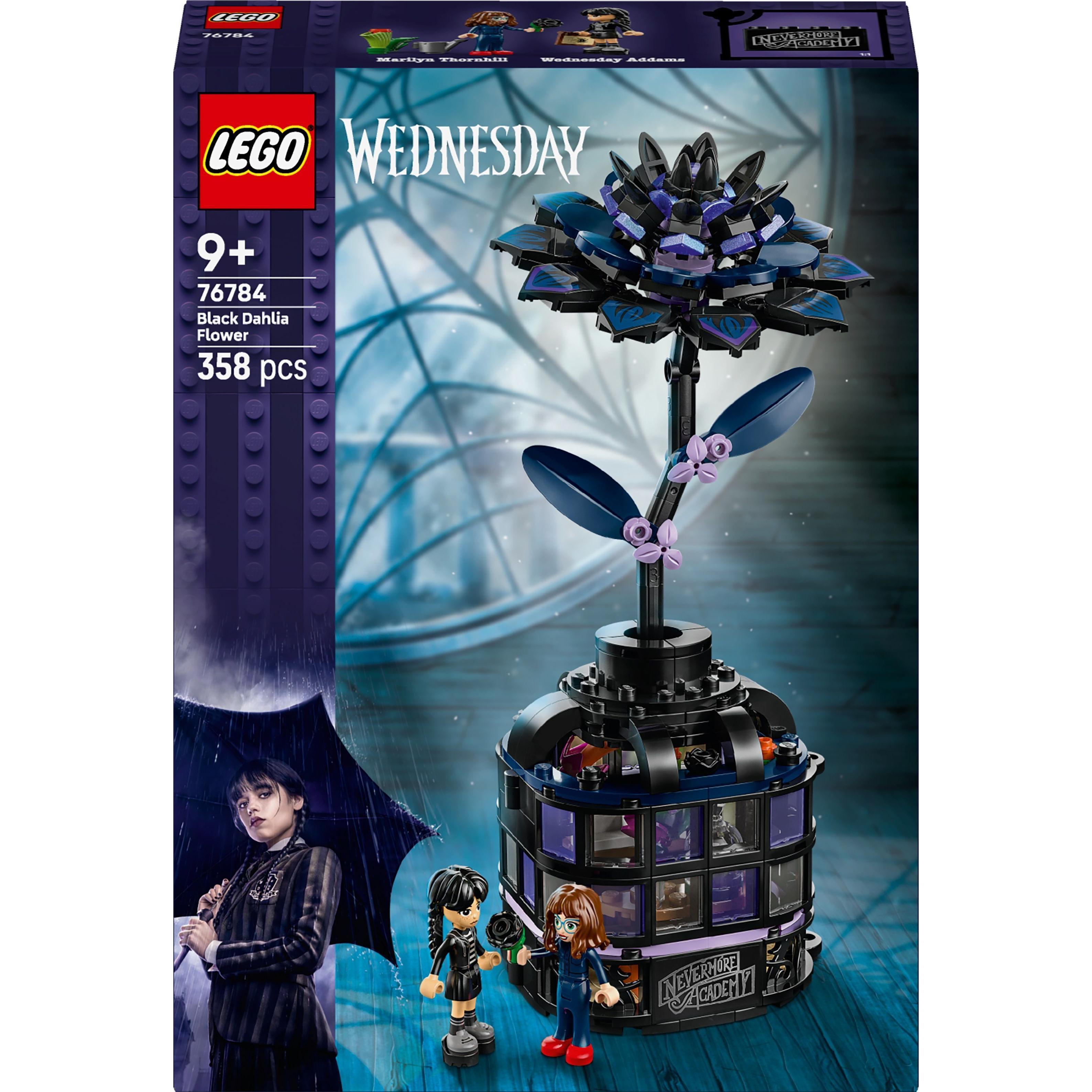 Конструктор Lego Wednesday "Квітка чорної жоржини", 76784