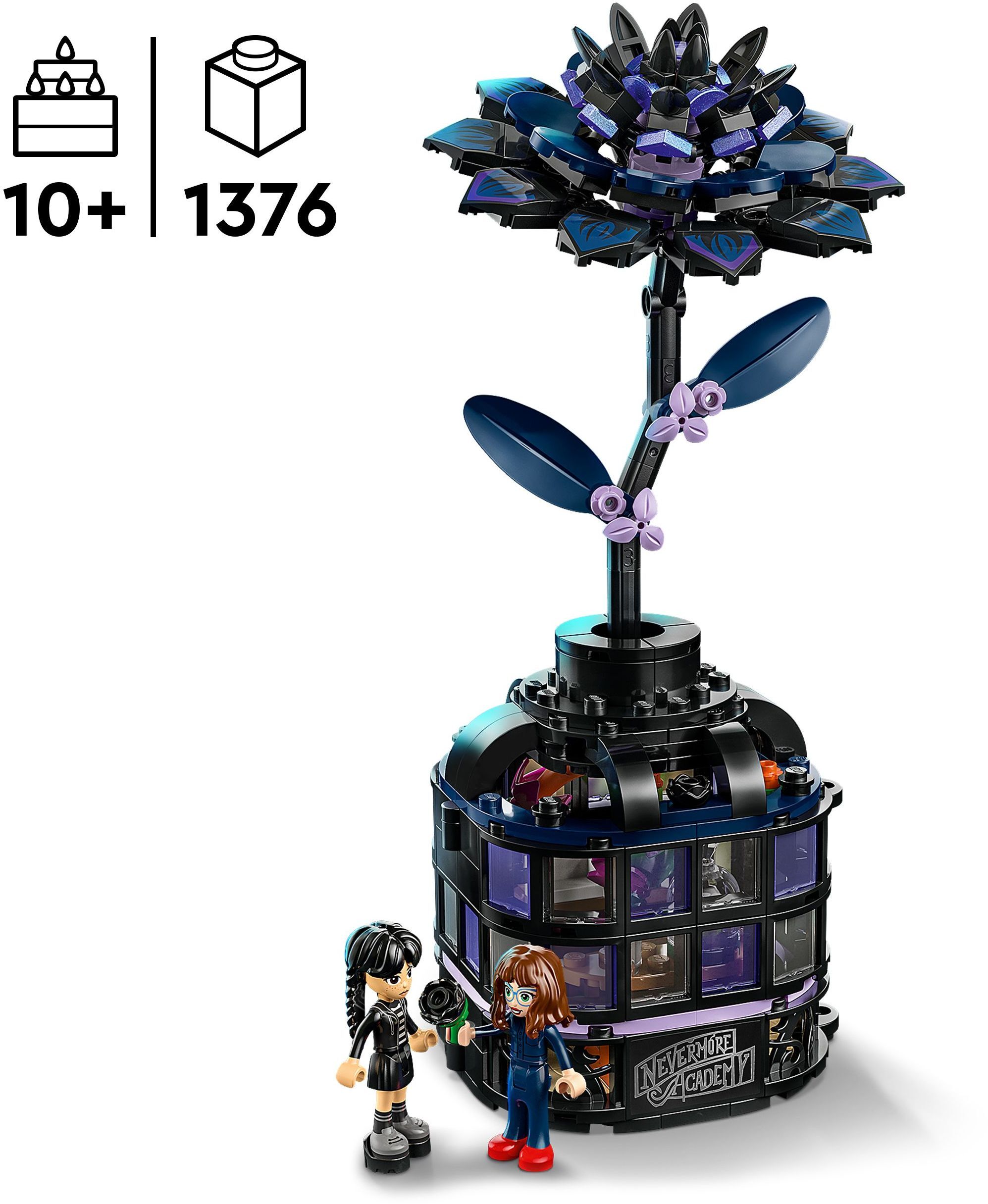 Конструктор Lego Wednesday "Квітка чорної жоржини", 76784 1