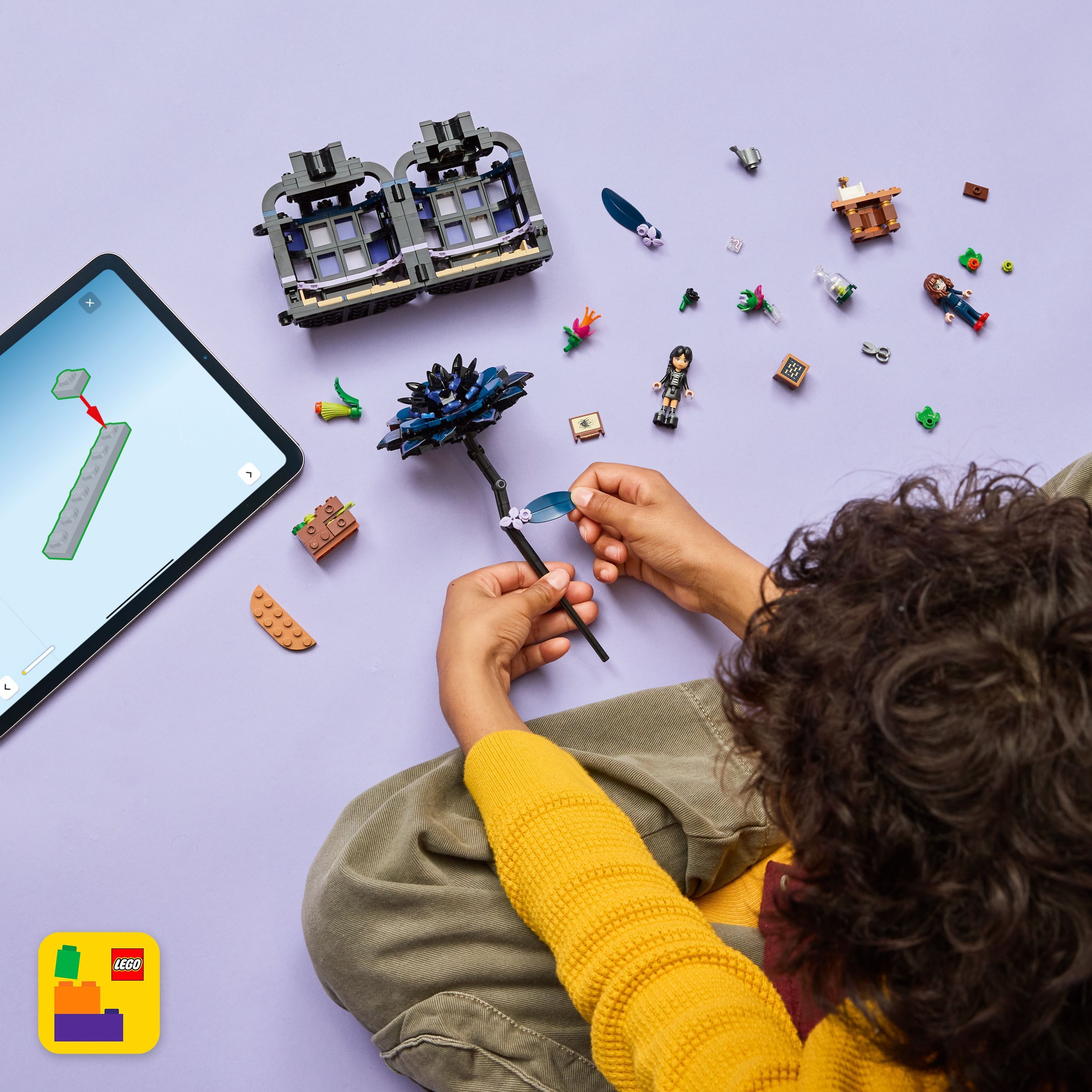 Конструктор Lego Wednesday "Квітка чорної жоржини", 76784 6