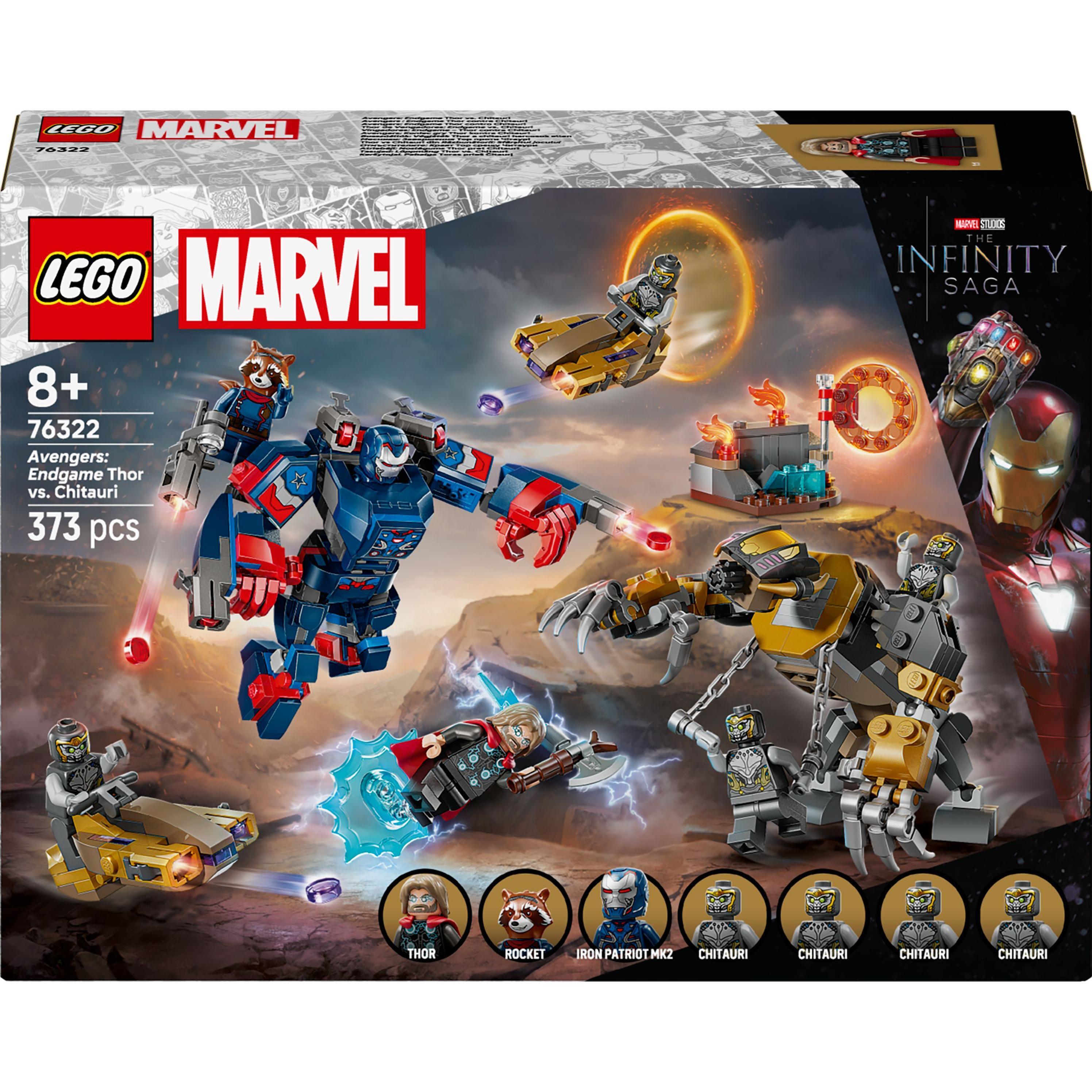 Конструктор Lego Marvel "Месники: Завершення Тор проти Чітаурі", 76322