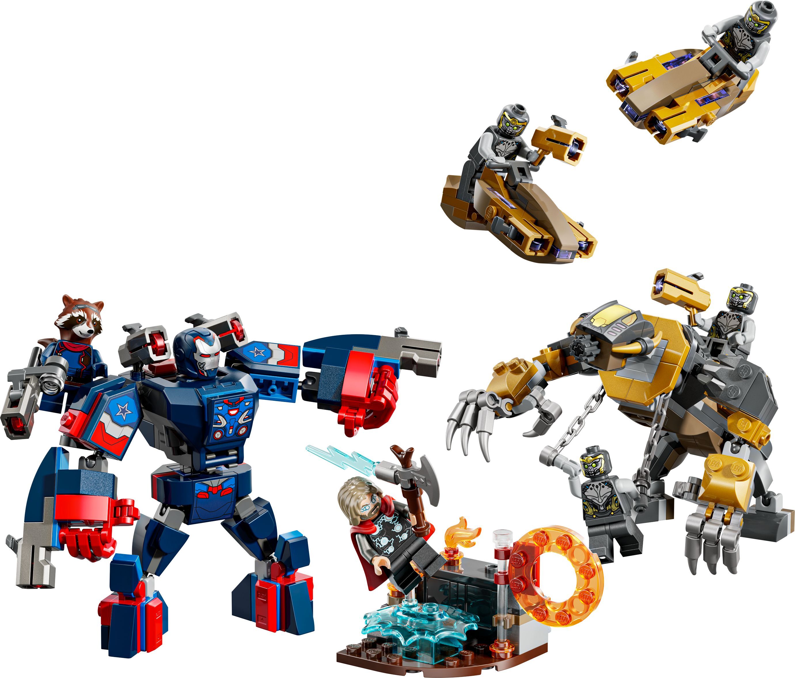 Конструктор Lego Marvel "Месники: Завершення Тор проти Чітаурі", 76322 1