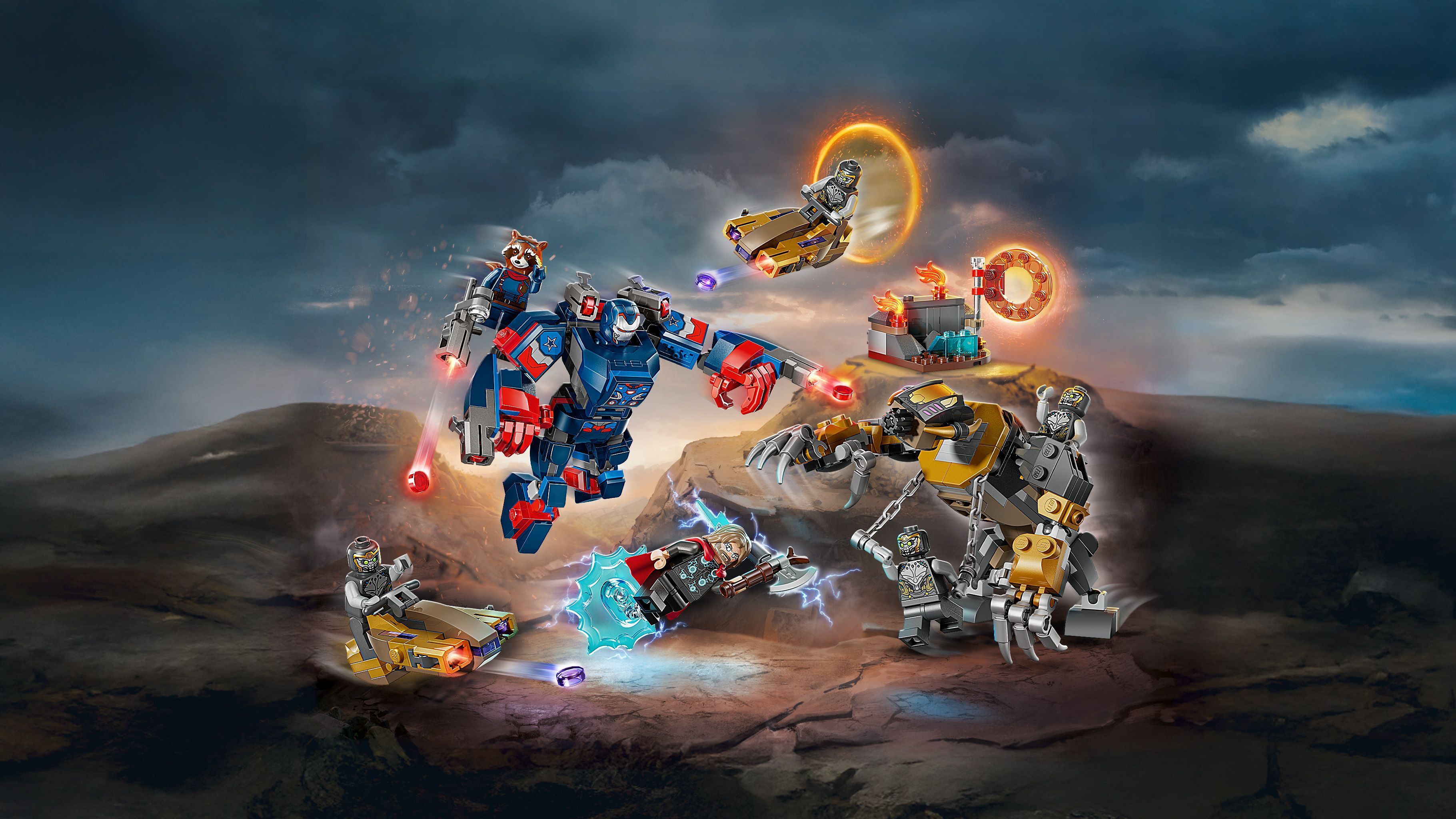 Конструктор Lego Marvel "Месники: Завершення Тор проти Чітаурі", 76322 5