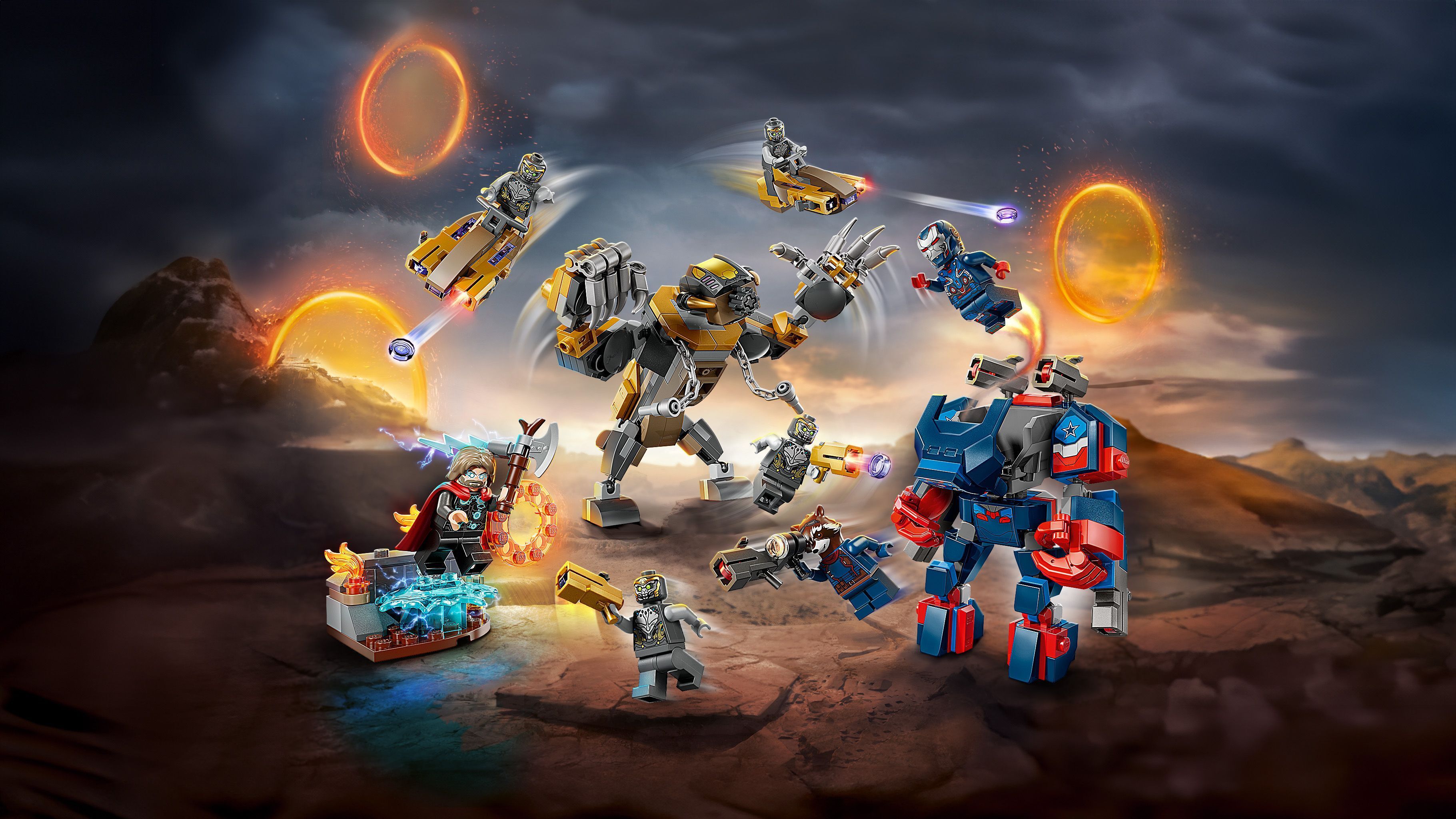 Конструктор Lego Marvel "Месники: Завершення Тор проти Чітаурі", 76322 6