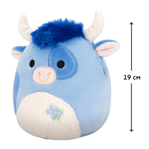Мягкая игрушка SQUISHMALLOWS - БЫК БЕРМАЙЕ, 19 см, SQER01213 1