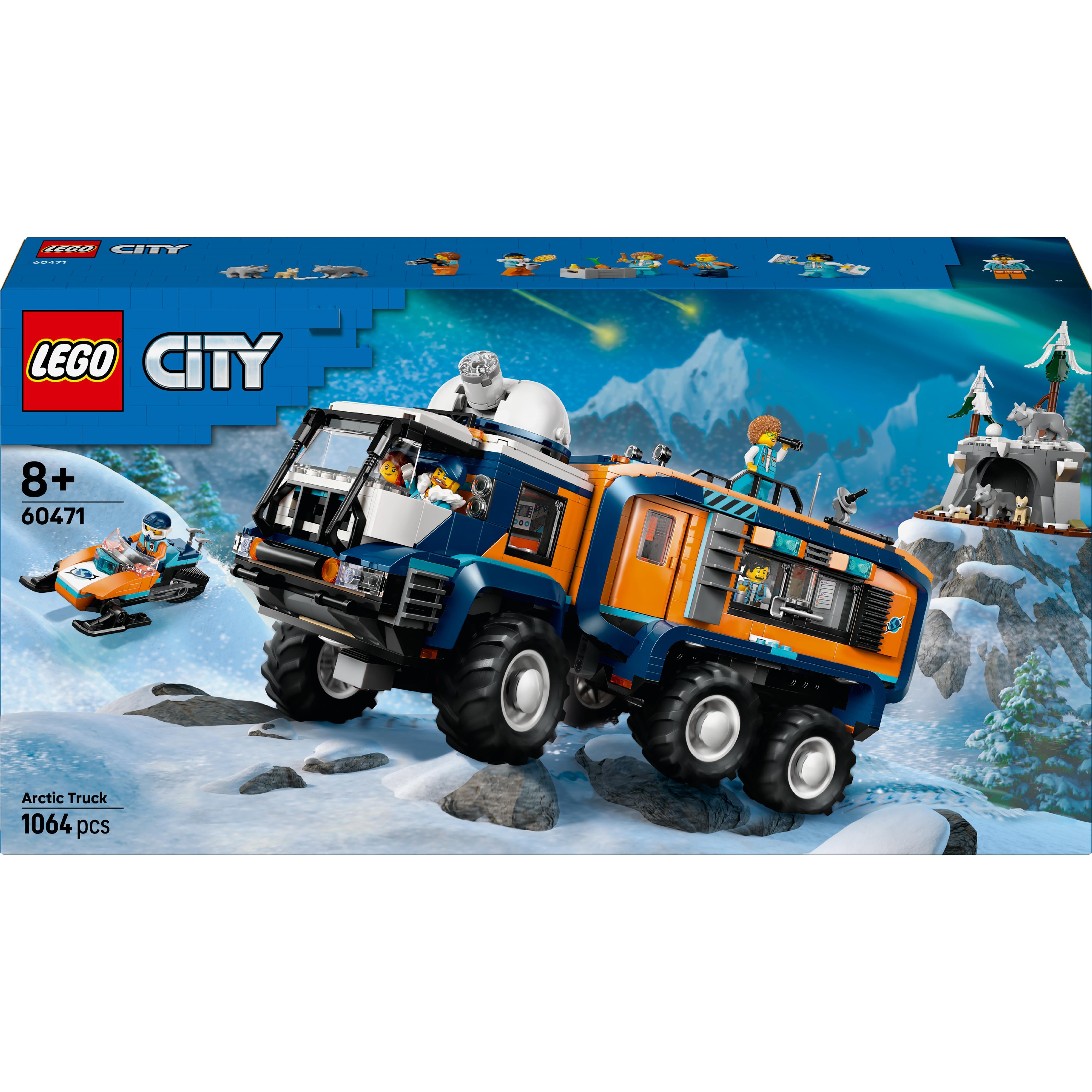 Конструктор Lego City "Арктична дослідницька вантажівка з науковою лабораторією", 60471