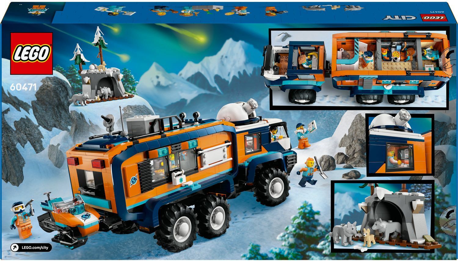 Конструктор Lego City "Арктична дослідницька вантажівка з науковою лабораторією", 60471 12