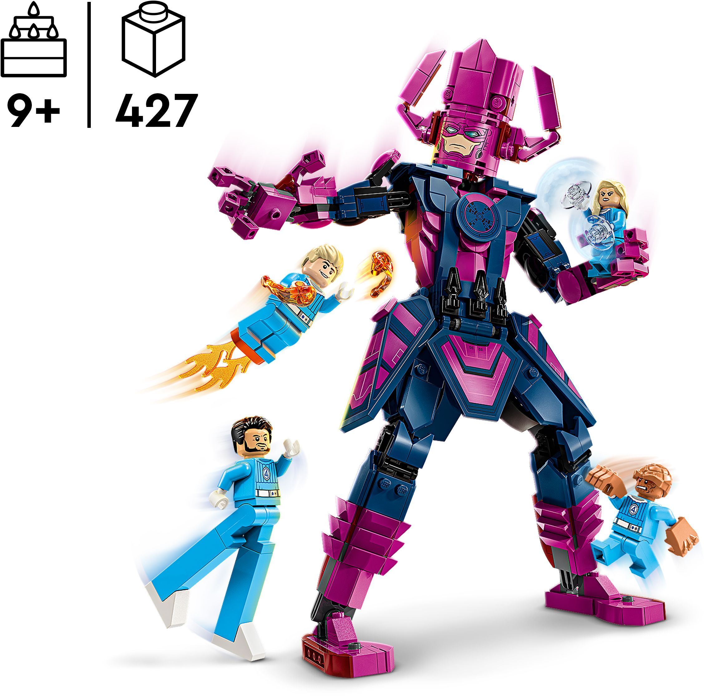 Конструктор Lego Marvel "Фантастична четвірка проти Ґалактуса: фігурка для складання", 76316 1