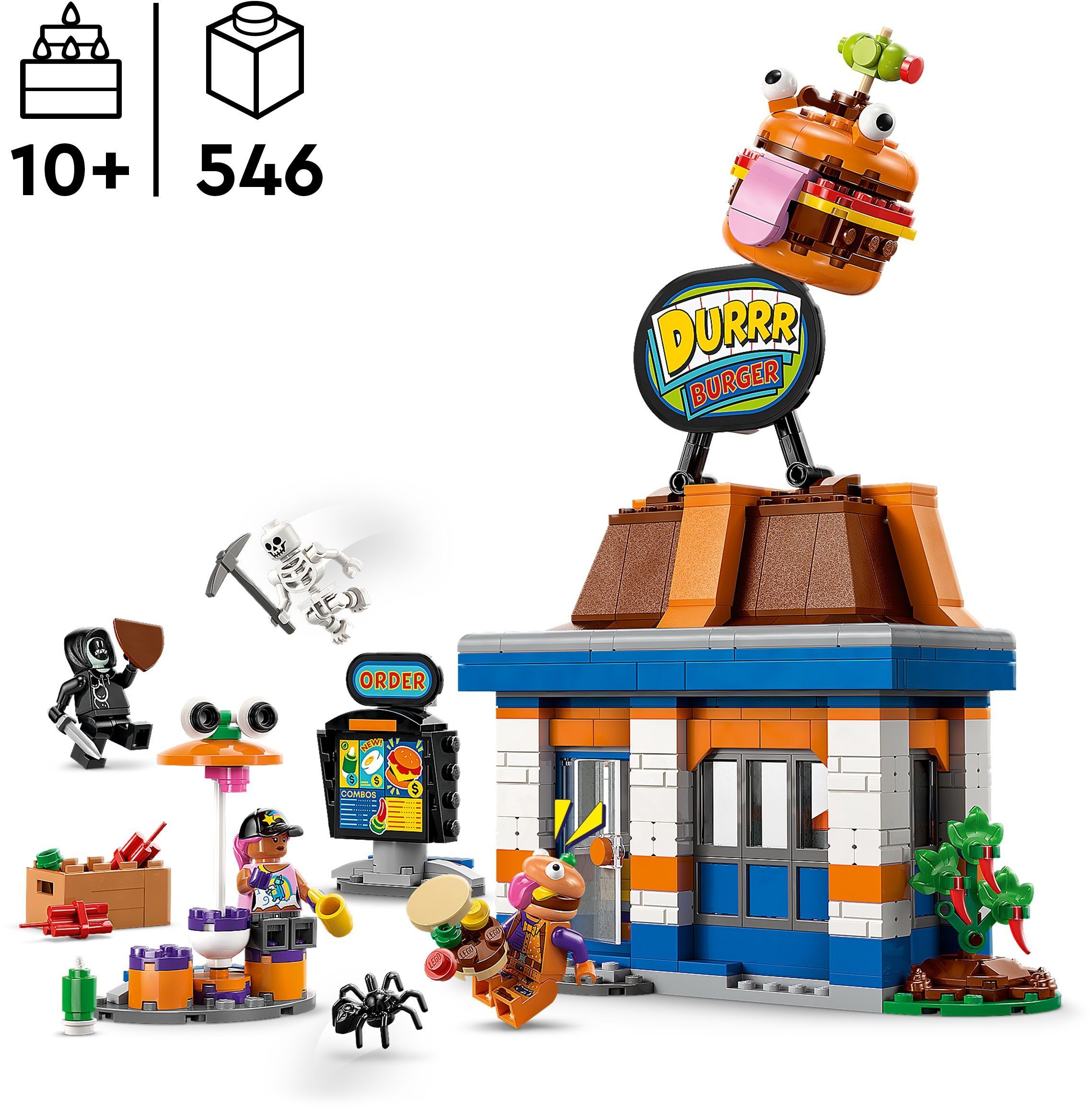 Конструктор Lego Fortnite "Durrr Burger ресторан", 77076 1