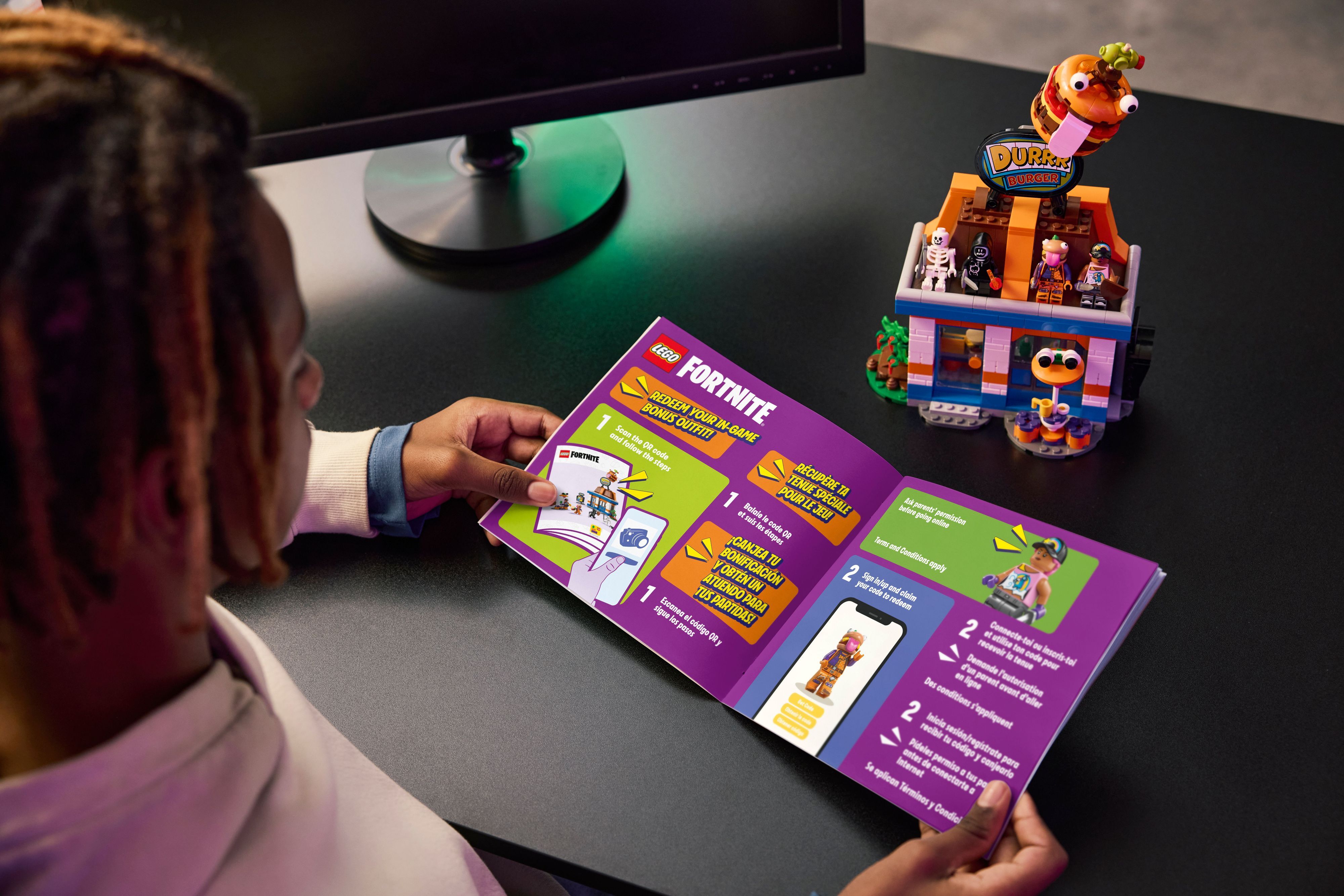 Конструктор Lego Fortnite "Durrr Burger ресторан", 77076 8