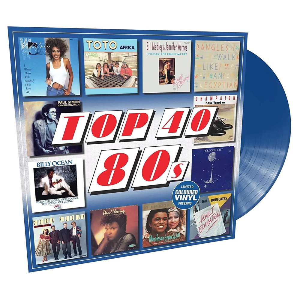 Пластинка Various Artists - Top 40 80s (Limited Edition) [LP] - Blue Vinyl 2