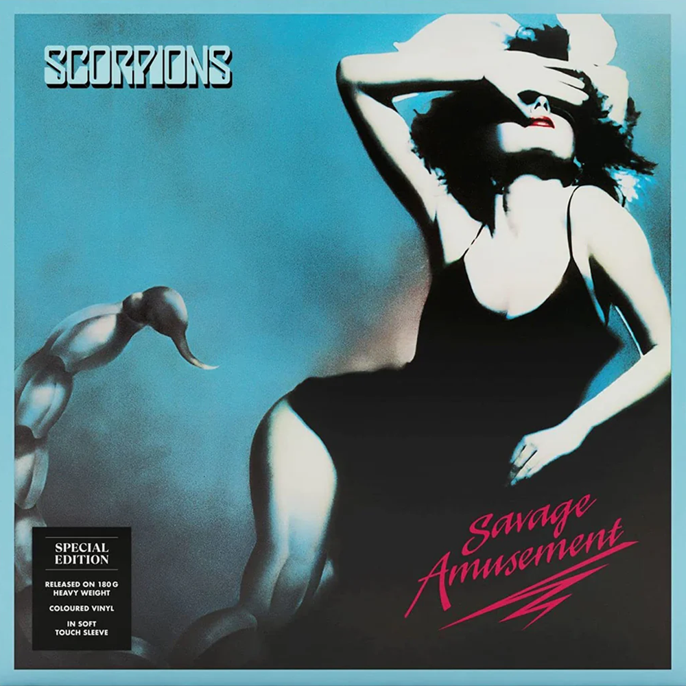 Пластинка Scorpions - Savage Amusement (Special Edition) [LP] - Light Blue Transparent
