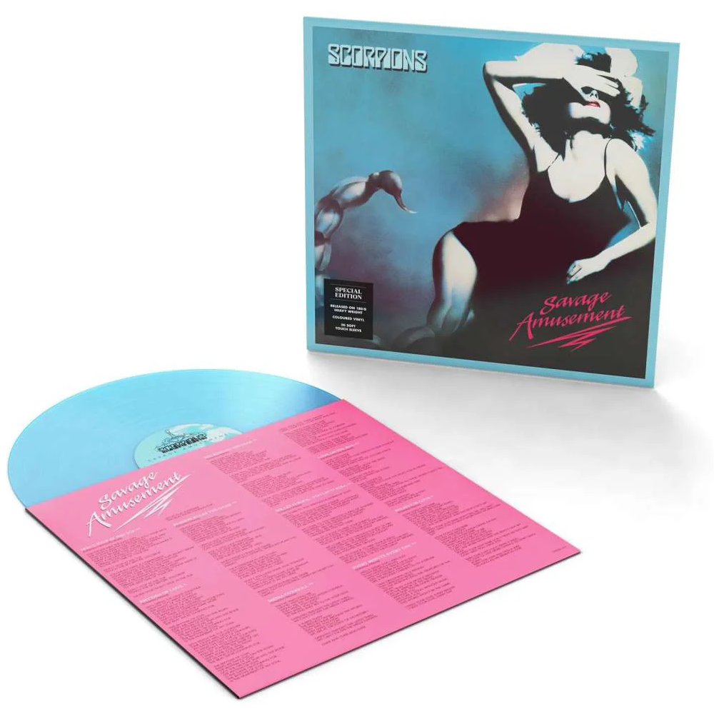 Пластинка Scorpions - Savage Amusement (Special Edition) [LP] - Light Blue Transparent 2