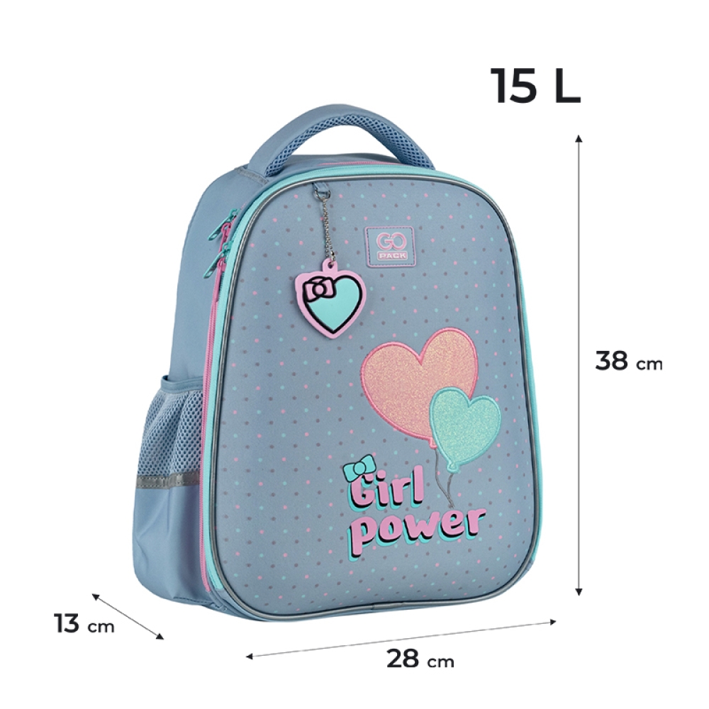 Рюкзак GoPack Education полукаркасный 165M Girl Power, GO25-165M-1 1