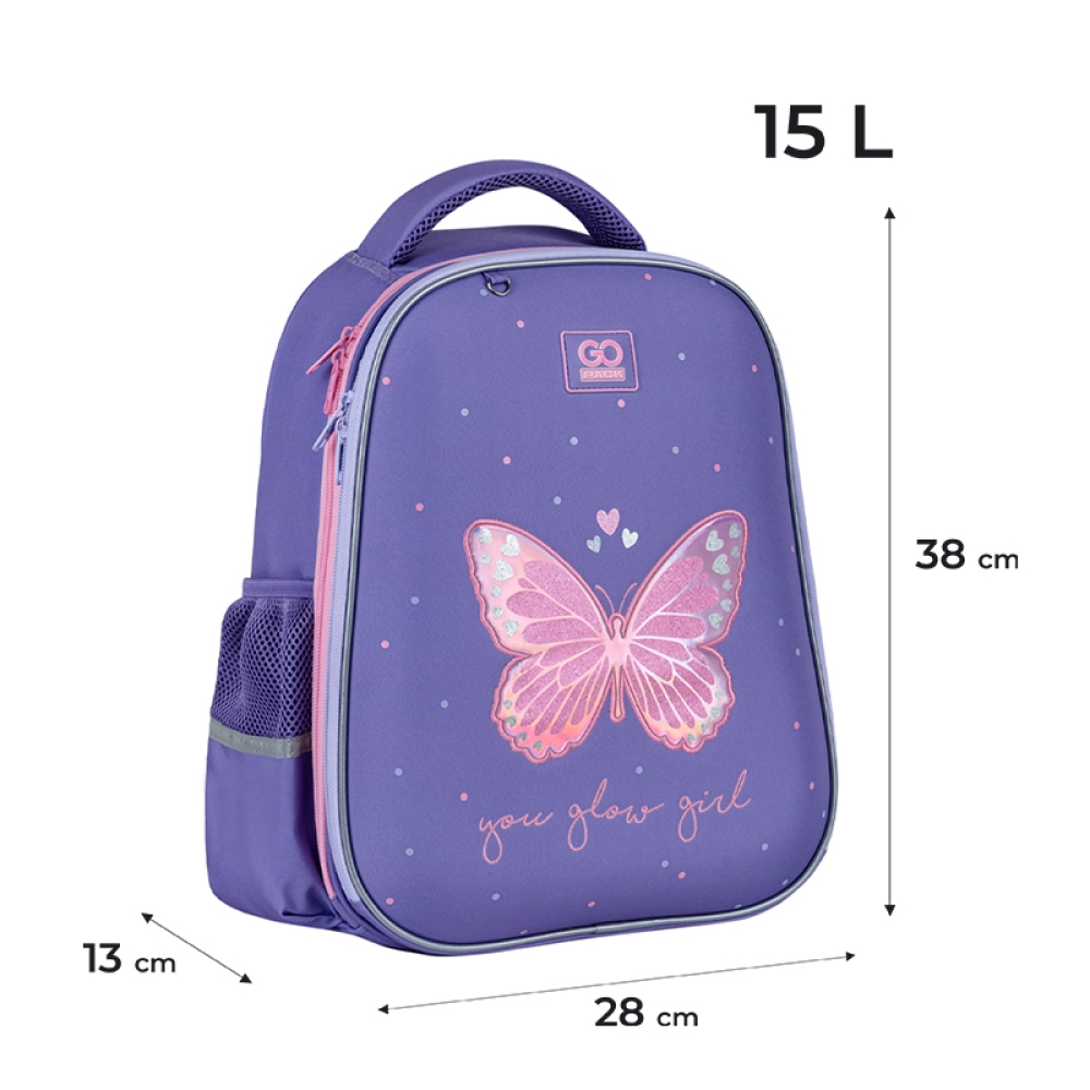 Рюкзак GoPack Education напівкаркасний 165M Glowing, GO25-165M-4 1