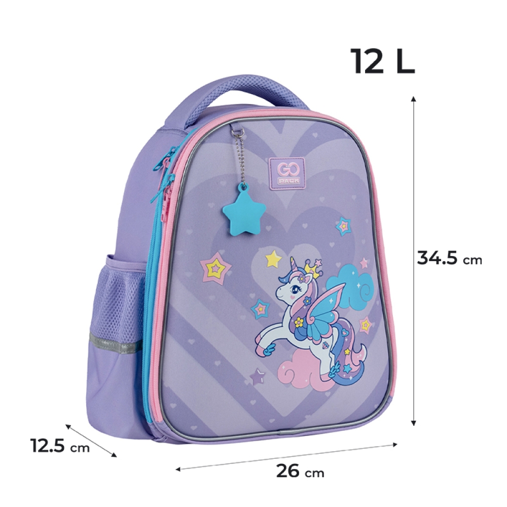 Рюкзак GoPack Education напівкаркасний 165S Cute Pony, GO25-165S-1 1