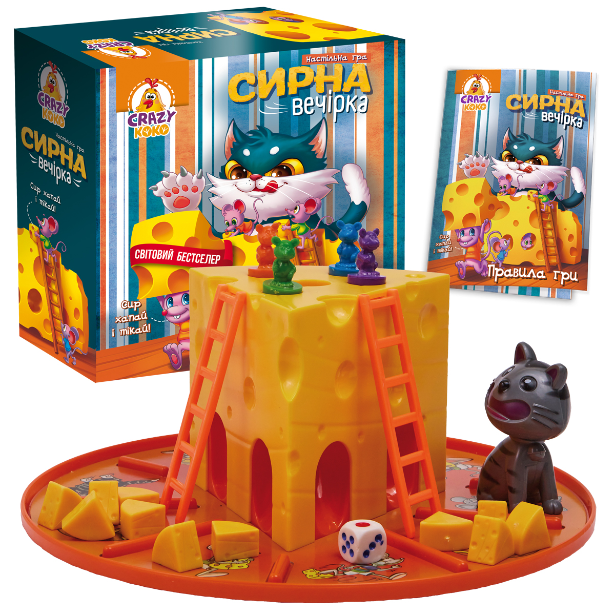 Игра настольная развлекательная "Сырная вечеринка" Vladi Toys, VT8055-38 2