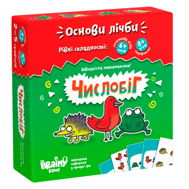 Игра настольная Числобег, ТМ "Банда Умников", УКР003