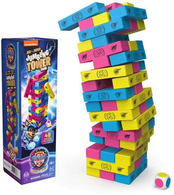 Игра настольная Дженга "Щенячий патруль в кино 2", SM98270/6067933