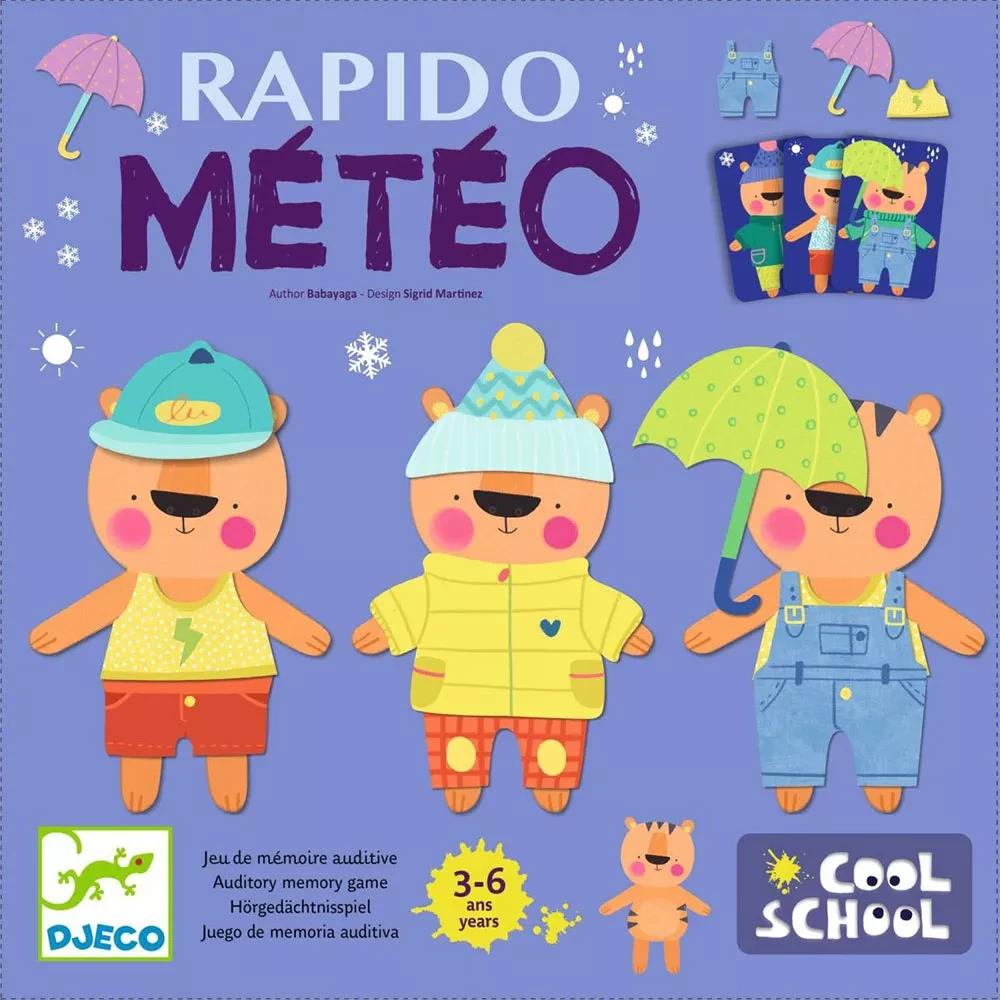 Настольная игра "Рапидо Метео" DJECO, DJ08527 1