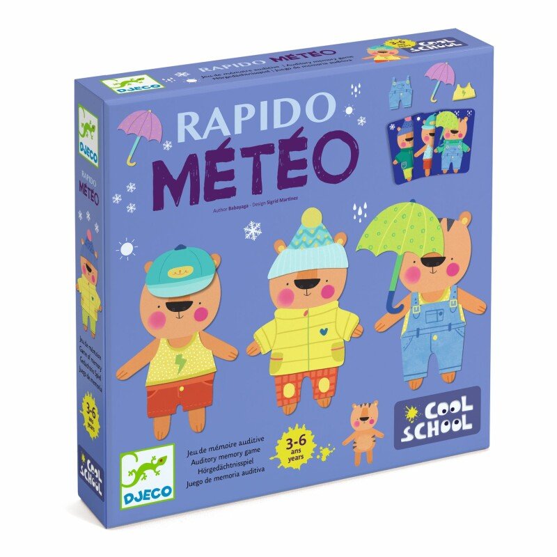 Настольная игра "Рапидо Метео" DJECO, DJ08527