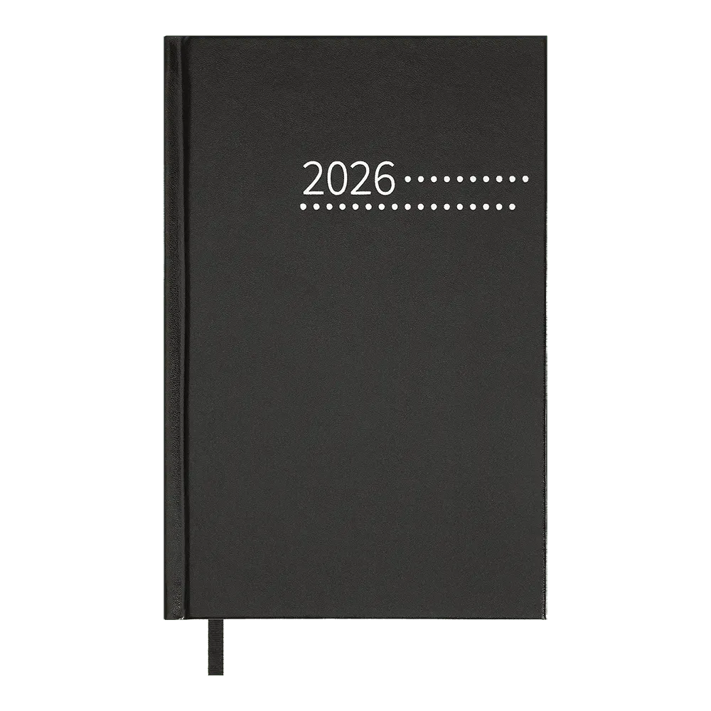 Дневник датированный A5, 2026 Zest, черный , BM.21167-01